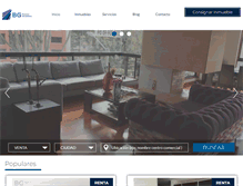 Tablet Screenshot of bgasesoriainmobiliaria.com
